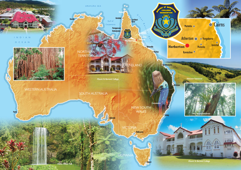 MSBAustraliaReliefmapA4 Pembroke Graphics