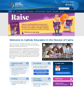 Catholic Education Diocese of Cairns website homepage