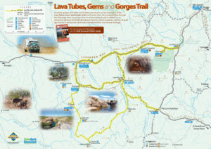 Tourist trail route map